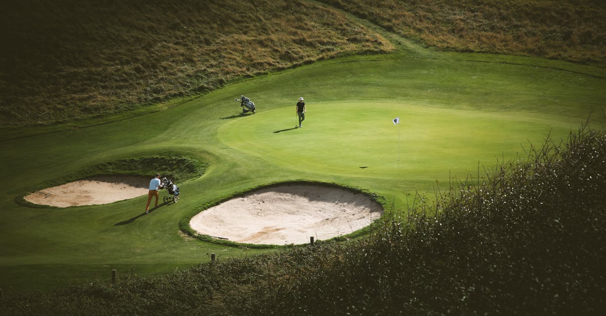 Heathland fairway at Parkstone Golf Club with gorse and pine trees framing the course on the Dorset coast